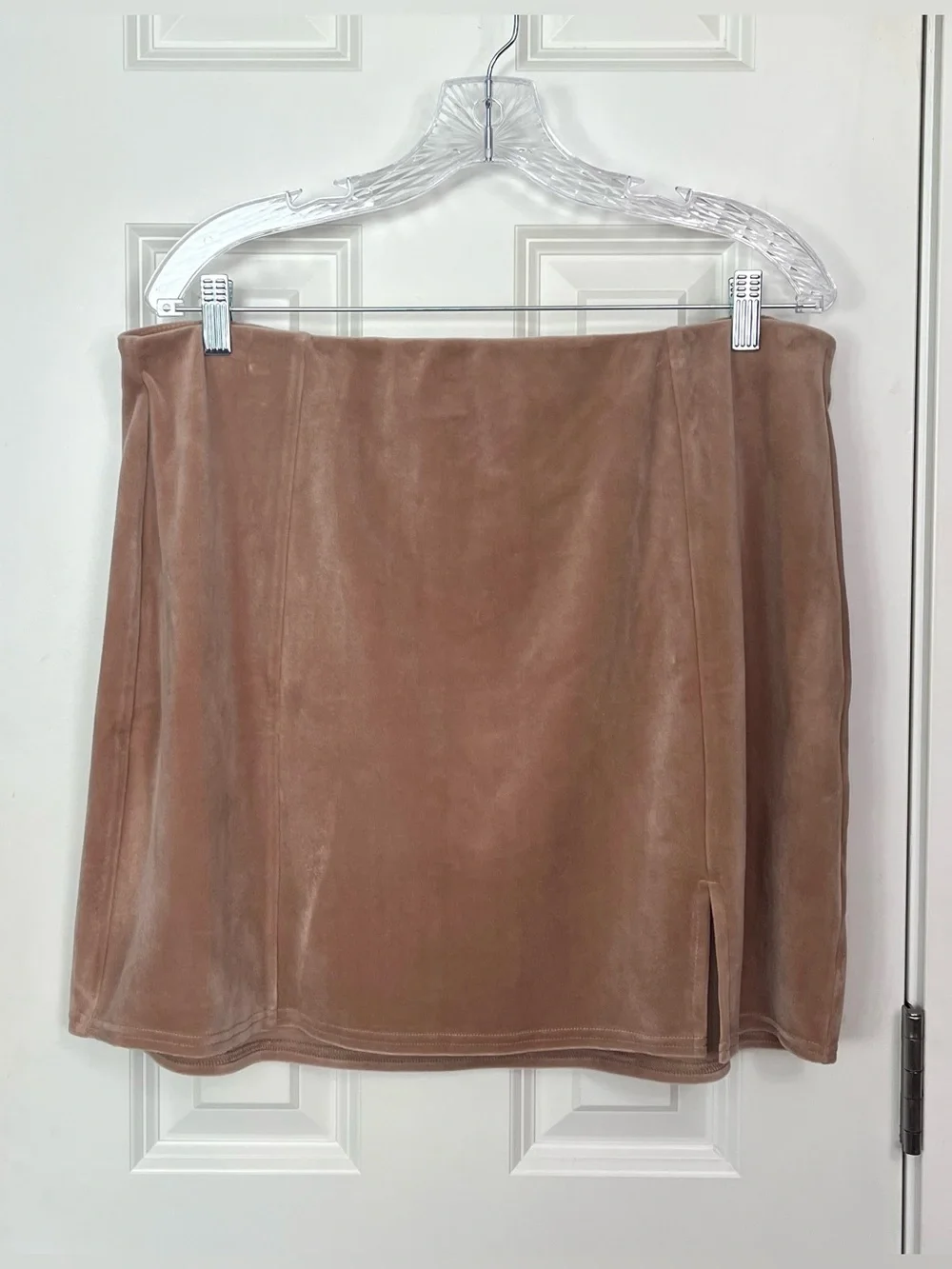 BP. Taupe Velvet Mini Skirt